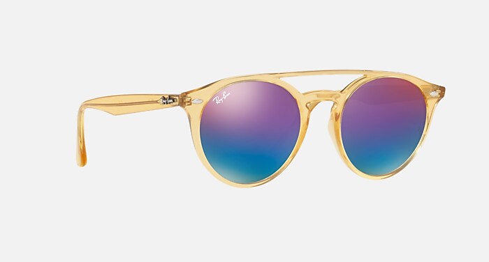 RB4279 Sunglasses in Yellow and Blue/Violet Gradient Mirror