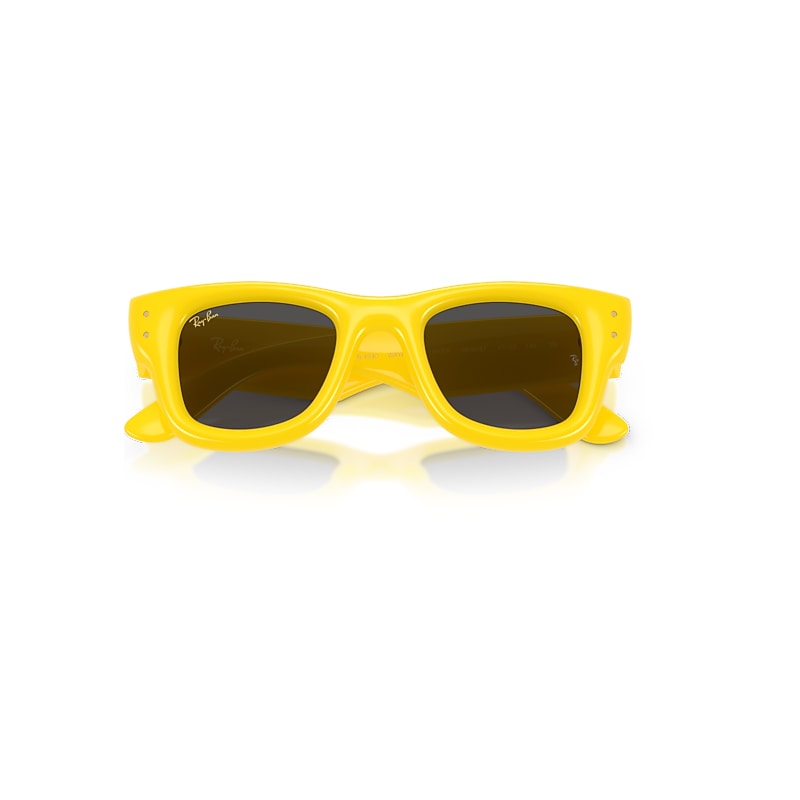 Ray-Ban RB4940 Wayfarer Puffer 683087 Men's Sunglasses Yellow Size 47