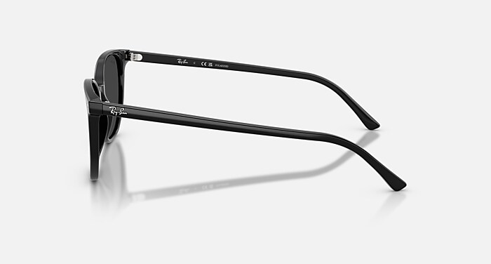ELLIOT Polarized Sunglasses in Black and Black Polarized (52-19