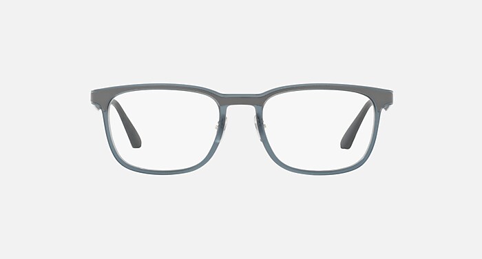 RB7163 Polarized Eyeglasses with Blue and Clear (55-19) - RB7163
