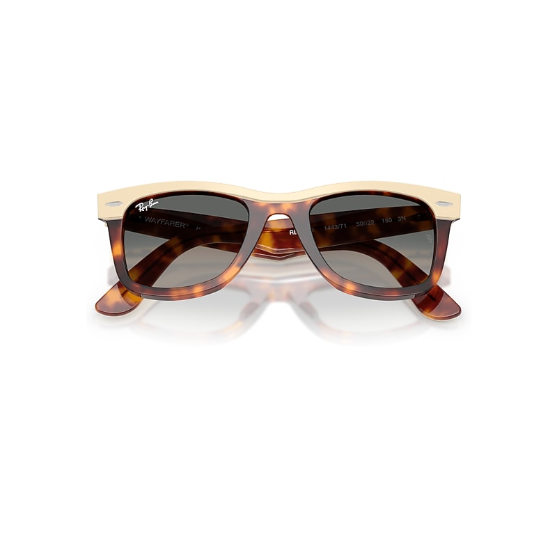 WAYFARER STREET NEAT Sunglasses in Beige On Havana and Gradient