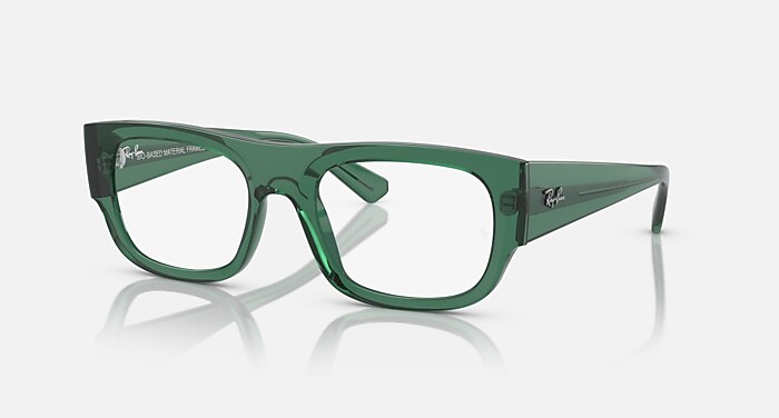 KRISTIN OPTICS BIO-BASED Eyeglasses with Transparent Green Frame
