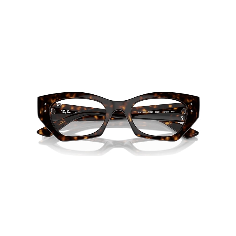 Ray-Ban Zena Optics Bio-based Optical Havana Frame Clear Lenses Polarized 49-22