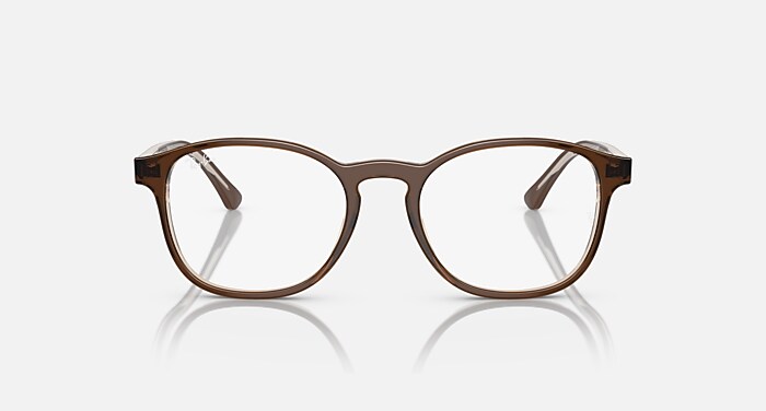 RB5417 OPTICS メガネ ブラウンオントランスペアレントライトブラウン