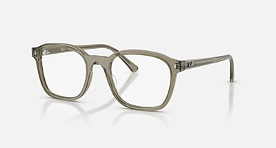 RB5460 OPTICS Eyeglasses with Striped Brown and Bio Demo Lens (52