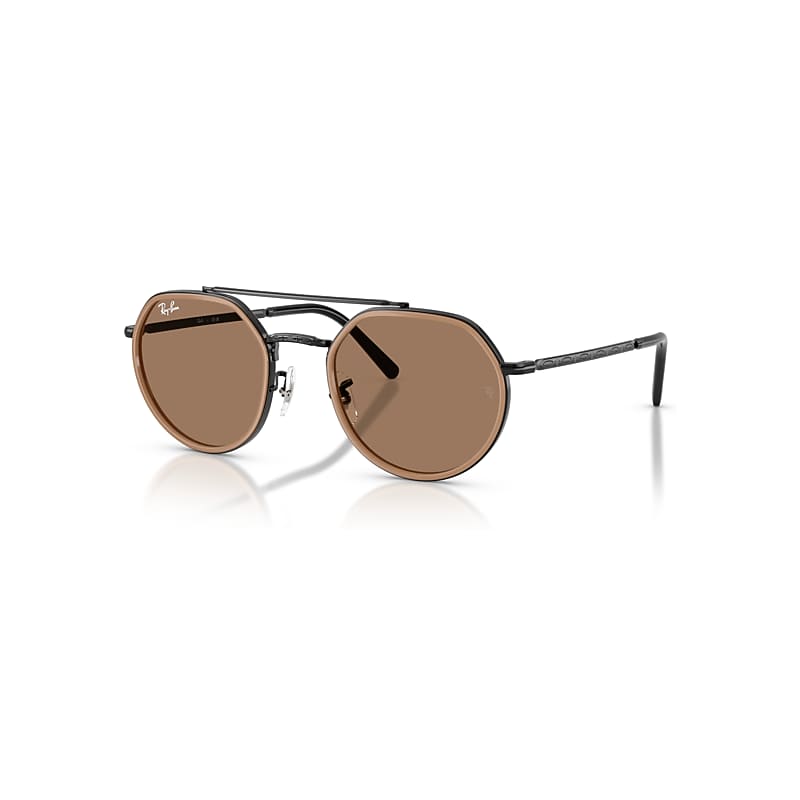 Ray-Ban Sunglasses   - Black Frame Brown Lenses 53-22, RB3765