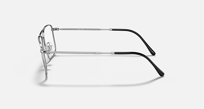 RB6434 OPTICS Eyeglasses with Silver and Clear (55-18) - RB6434