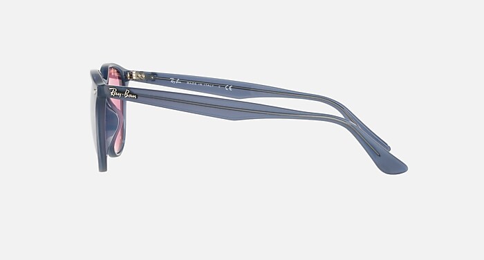 RB4259F Sunglasses in Blue and Pink Gradient Mirror (53-20