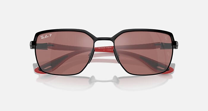 RB3743M SCUDERIA FERRARI COLLECTION Sunglasses in Black On Black