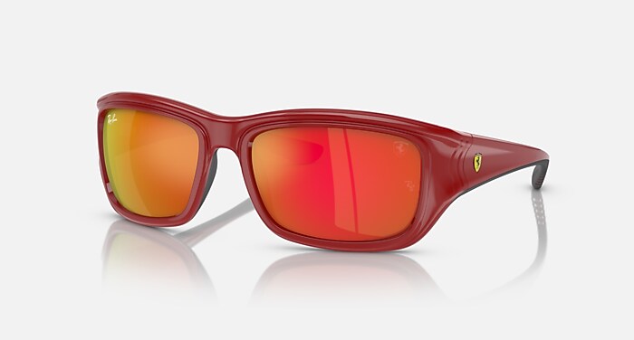 RB4405M SCUDERIA FERRARI COLLECTION サングラス ブラック上にレッド