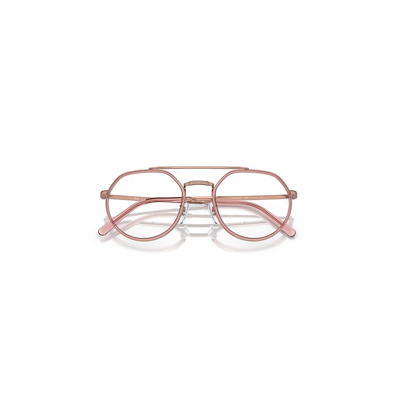 Ray-Ban Eyeglasses Copper Frame Lenses Polarized 49-22