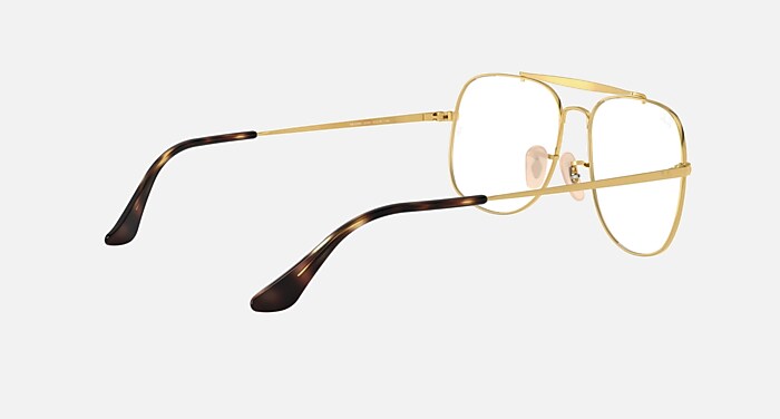 GENERAL OPTICS Polarized Eyeglasses with Arista Gold and Clear (55