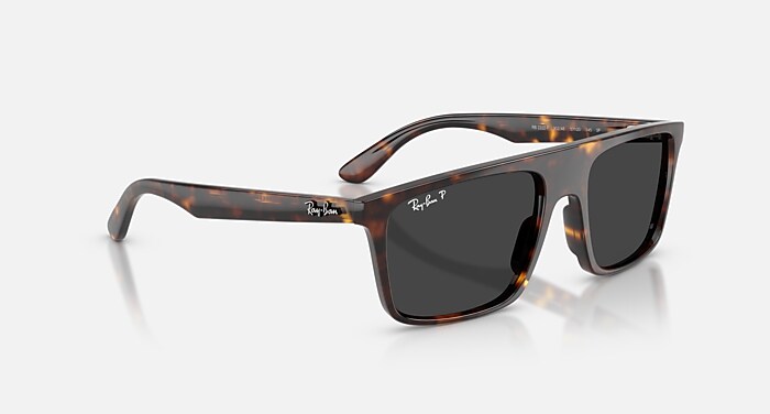 Ray-Ban  ブラックサングラス RB2222 Sunglasses in Havana and Polarized Black - RB2222F | Ray