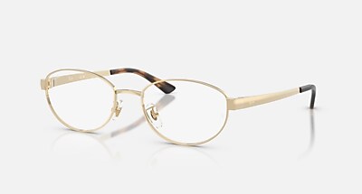 RB3774D OPTICS Eyeglasses with Light Gold and Clear (55-19
