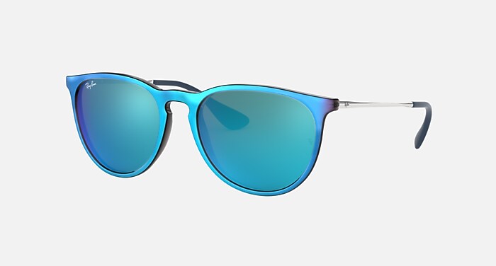 ERIKA CLASSIC Sunglasses in Blue and Blue Mirror - RB4171F | Ray