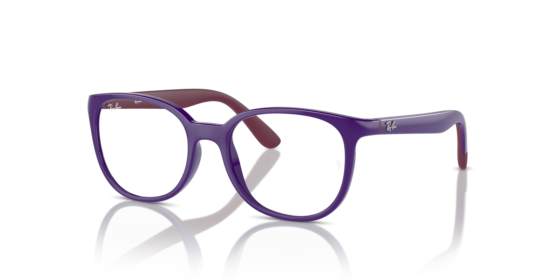 Ray-Ban Rb1631 Optics Kids Bio-based - Monture Violet On Bordeaux Verres Incolore 47-16 76 €
