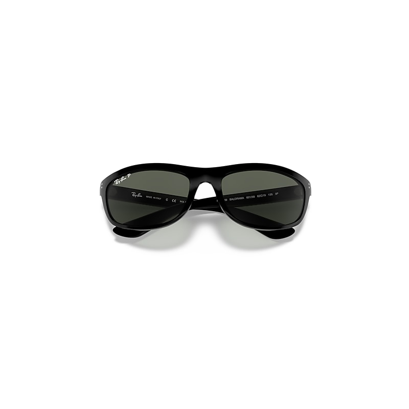 Ray-Ban RB4089 Balorama Polarized 601/58 Men's Sunglasses Black Size 62