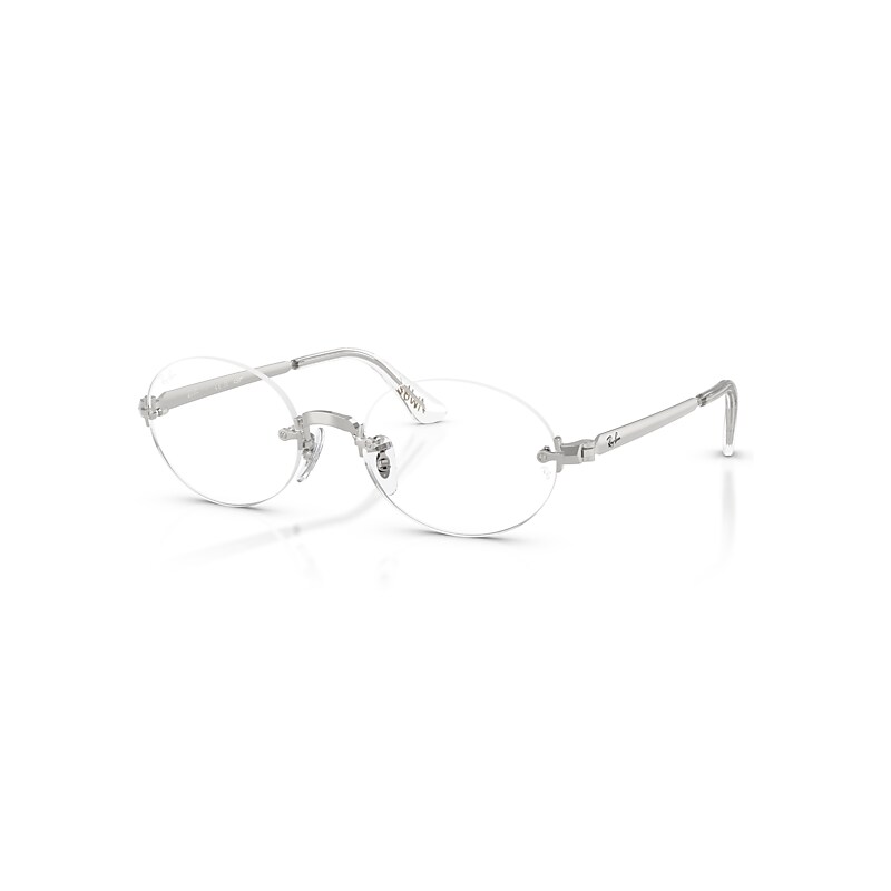 Ray-Ban Eyeglasses   Optics By A$Ap Rocky - Silver Frame Clear Lenses Polarized 54-20, RB3929V
