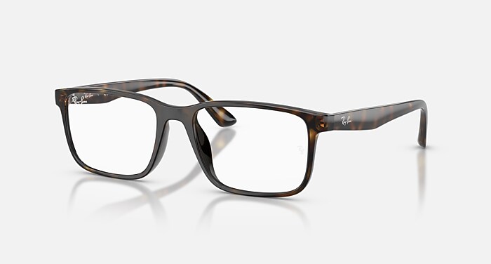 RB5428 OPTICS メガネ ストライプブラウン & グリーン と クリア (55