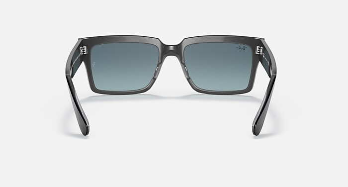 Ray-Ban サングラス ブラック　インバネス INVERNESS Sunglasses in Black On Transparent and Blue Gradient (54