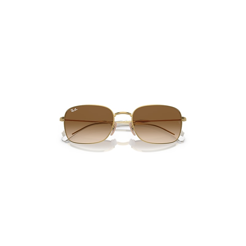 Ray-Ban Rb3706 Sunglasses Arista Gold Frame Brown Lenses 57-20