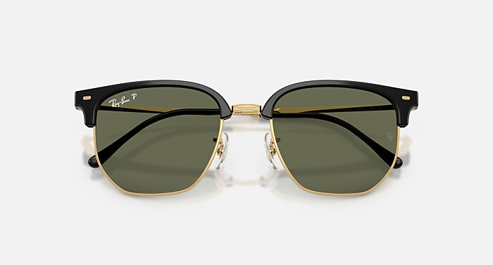 NEW CLUBMASTER Polarized Sunglasses in Black On Arista and