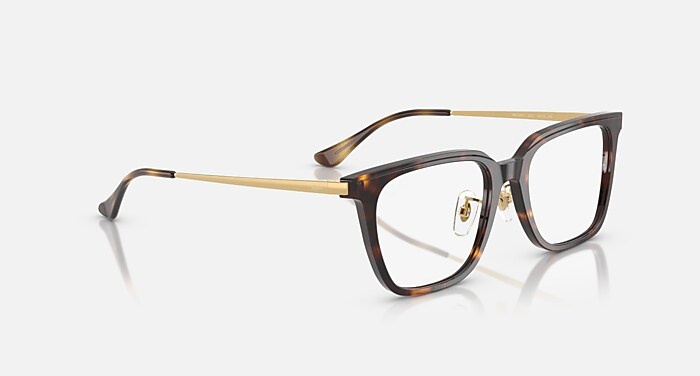 RB5442D OPTICS Eyeglasses with Havana and Clear (52-18) - RB5442D
