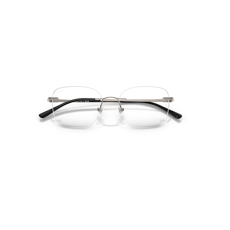 Ray-Ban Rb8783d Titanium Optics Optical Gunmetal Frame Transparent Lenses Polarized 52-17