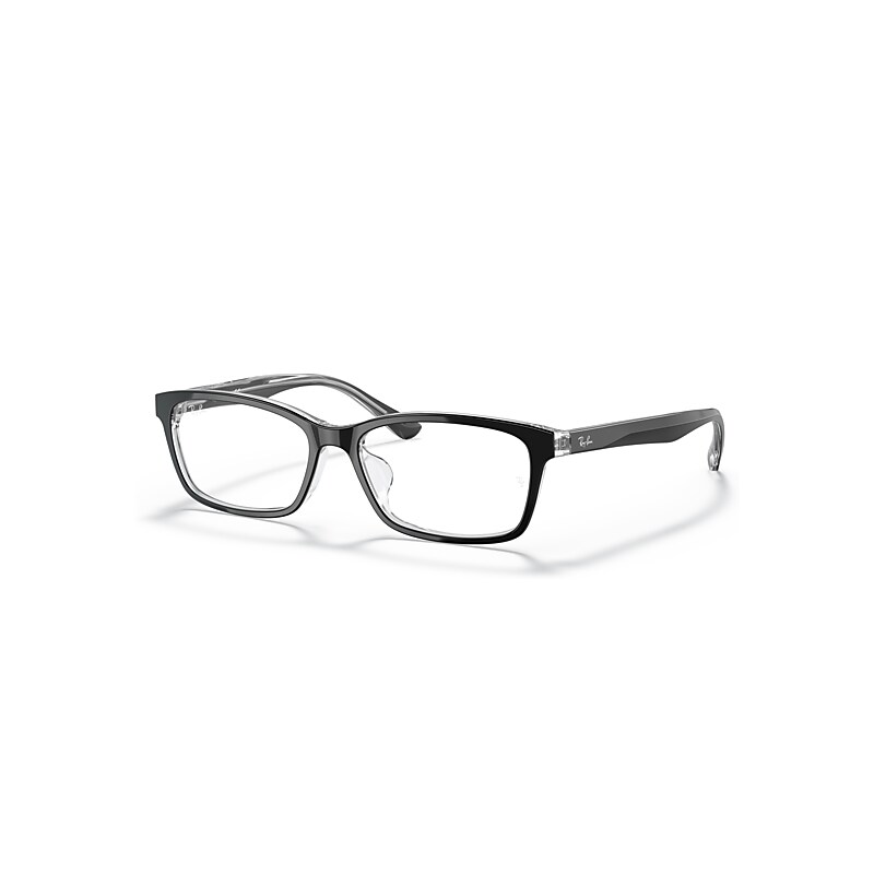 Ray-Ban Eyeglasses Unisex Rb5318d - Black Frame Demo Lens Lenses 55-16