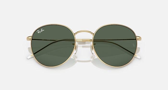 ROUND REVERSE Sunglasses in Arista Gold and Dark Green  display picture 2