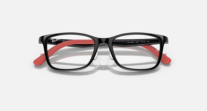 RB1626D OPTICS KIDS メガネ ブラック と クリア (49-16) - RY1626D