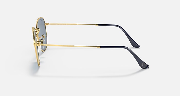 HEXAGONAL MICKEY WDM50 Polarized Sunglasses in Arista Gold and