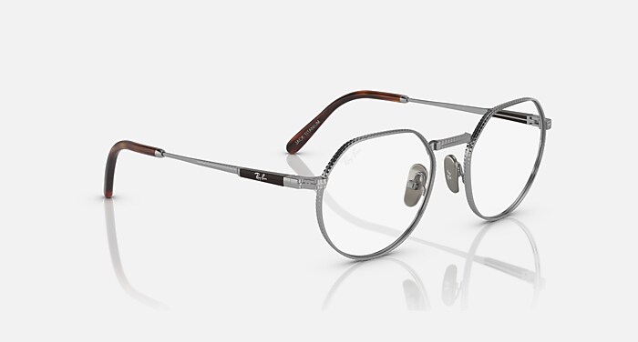 JACK II TITANIUM OPTICS Eyeglasses with Silver Frame - RB8265V