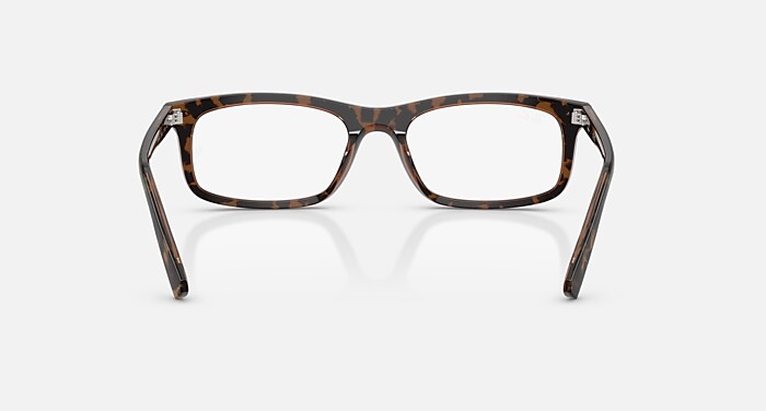 RB5450 OPTICS Eyeglasses with Havana Brown and Clear (54-19