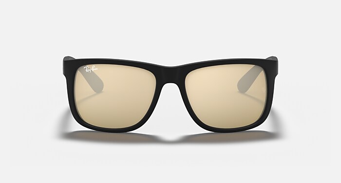 JUSTIN COLOR MIX Sunglasses in Rubber Black and Gold Mirror (54-16