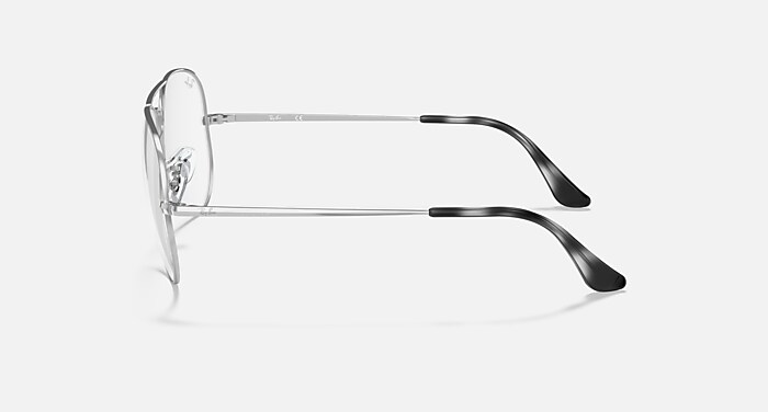 AVIATOR OPTICS Eyeglasses with Silver and Clear (55-14) - RB6489