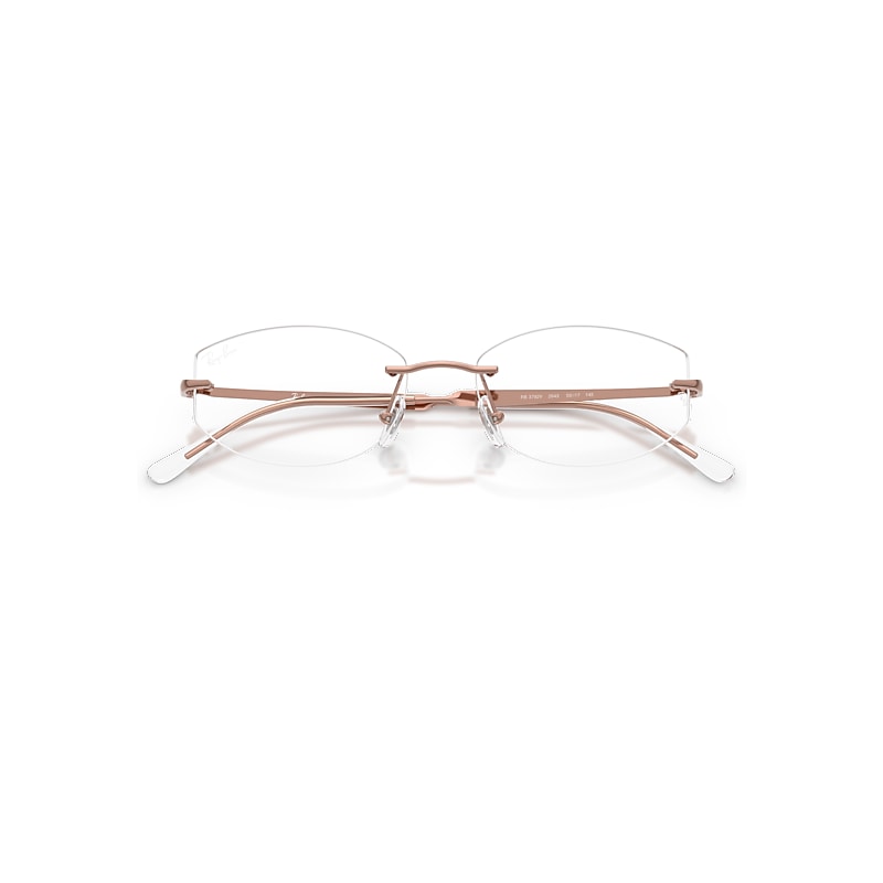 Ray-Ban Rb3792v Optics Optical Copper Frame Clear Lenses 53-17