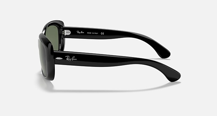 JACKIE OHH Sunglasses in Black and Dark Green - RB4101 | Ray-Ban® US
