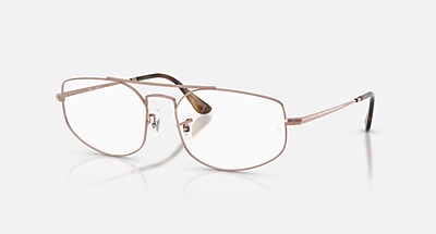 Ray-Ban レイバン　サングラス べっ甲柄 ゴールドフレーム EXPLORER V OPTICS メガネ Legend（レジェンド）ゴールド と クリア
