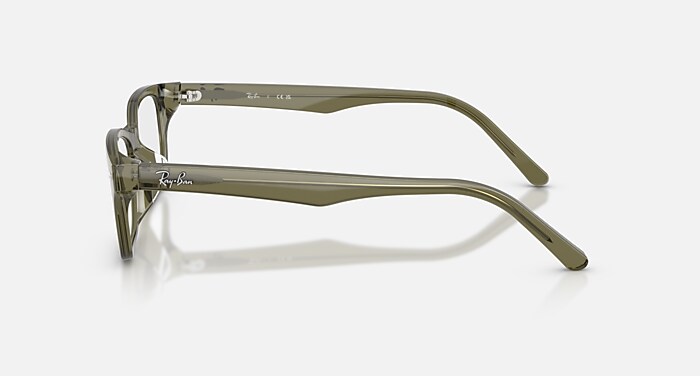 RB5345D OPTICS Eyeglasses with Transparent Green Olive and Demo