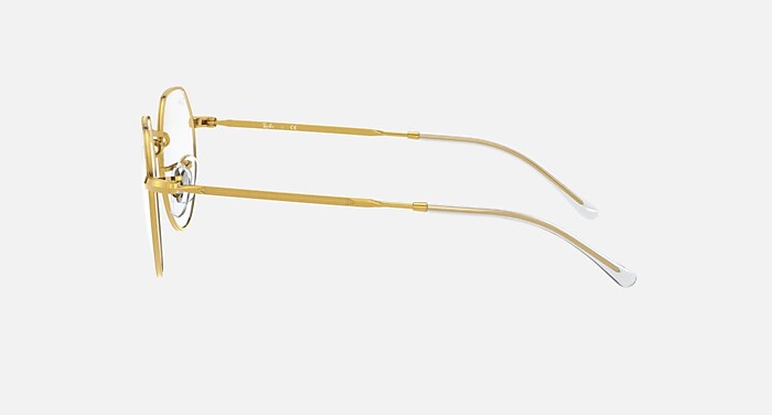 JACK OPTICS メガネ ゴールド と クリア (53-20) - RB6465F