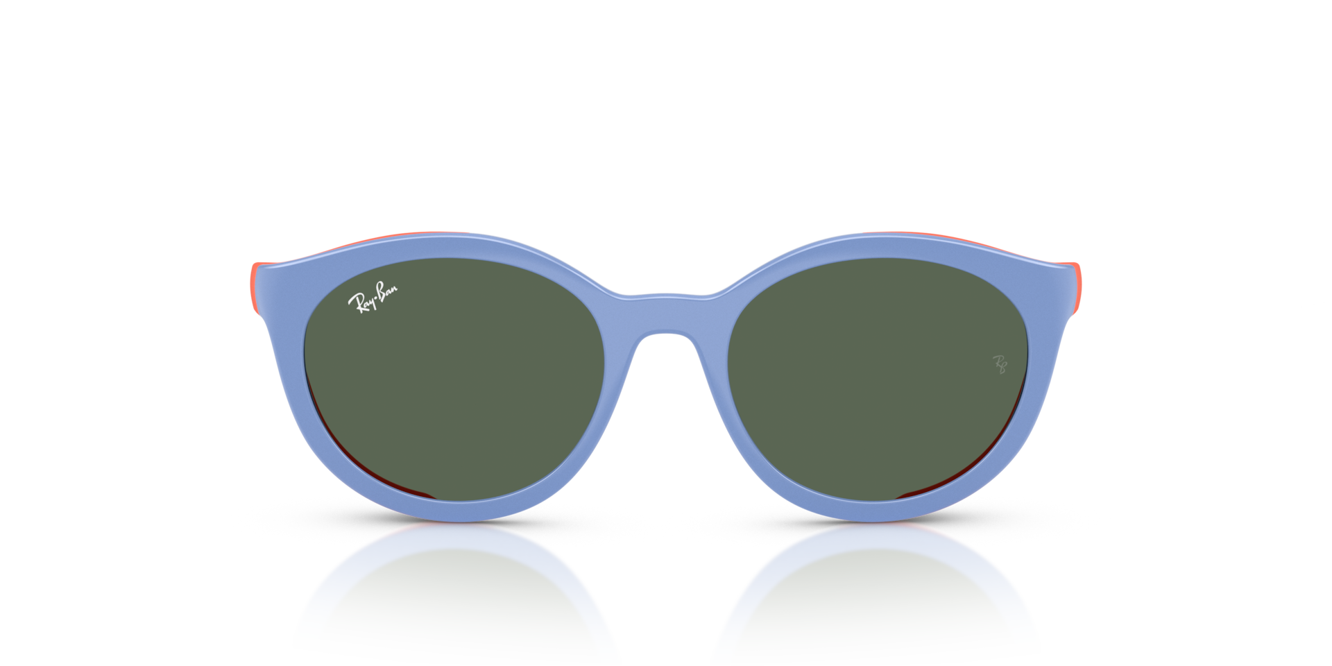 Ray-Ban Rb1625 Clip-on Kids Bio-based - Monture Lilas Sur Caoutchouc Orange Verres Vert 47-17 32 €