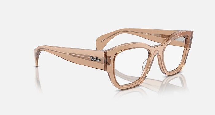 JORGE OPTICS Eyeglasses with Transparent Light Brown and Clear (52