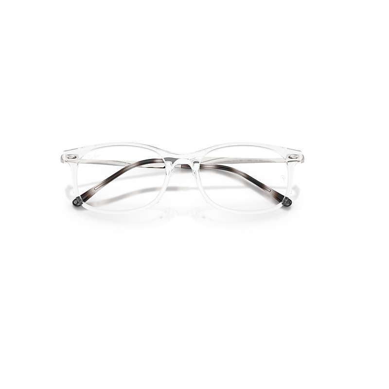 Ray-Ban Rb7274 Optics Optical Silver Frame Transparent Lenses Polarized 52-18