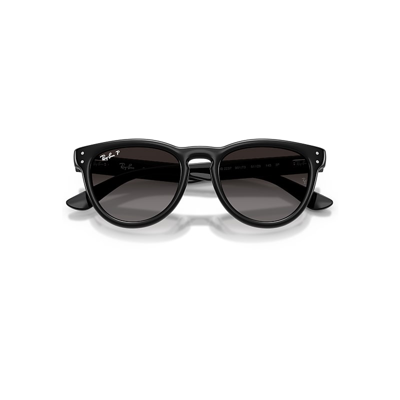 Ray-Ban Rb2237 Sunglasses Black Frame Grey Lenses Polarized 51-20