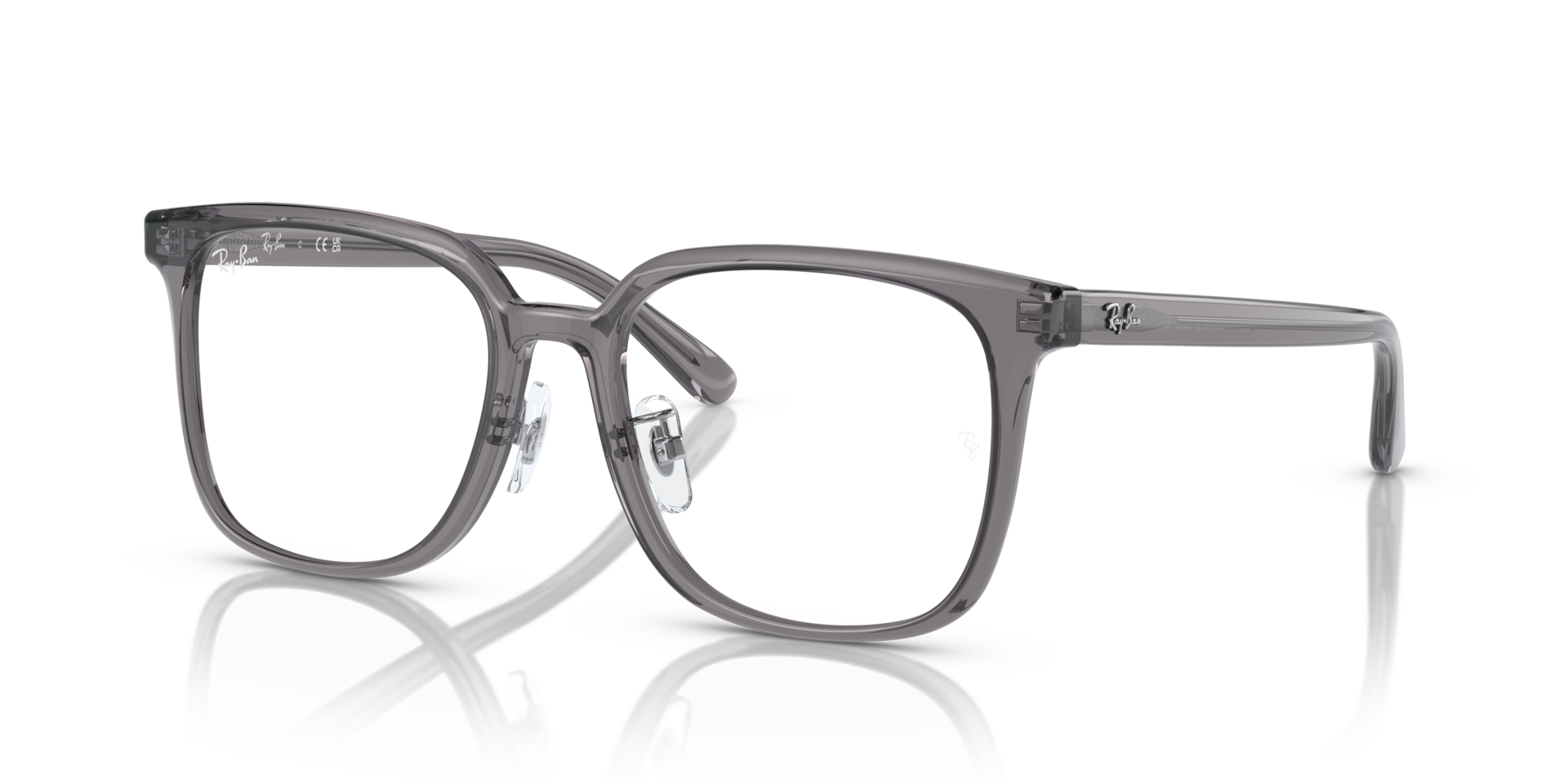 RB5419 OPTICS Eyeglasses with Transparent Grey Frame - RB5419D 
