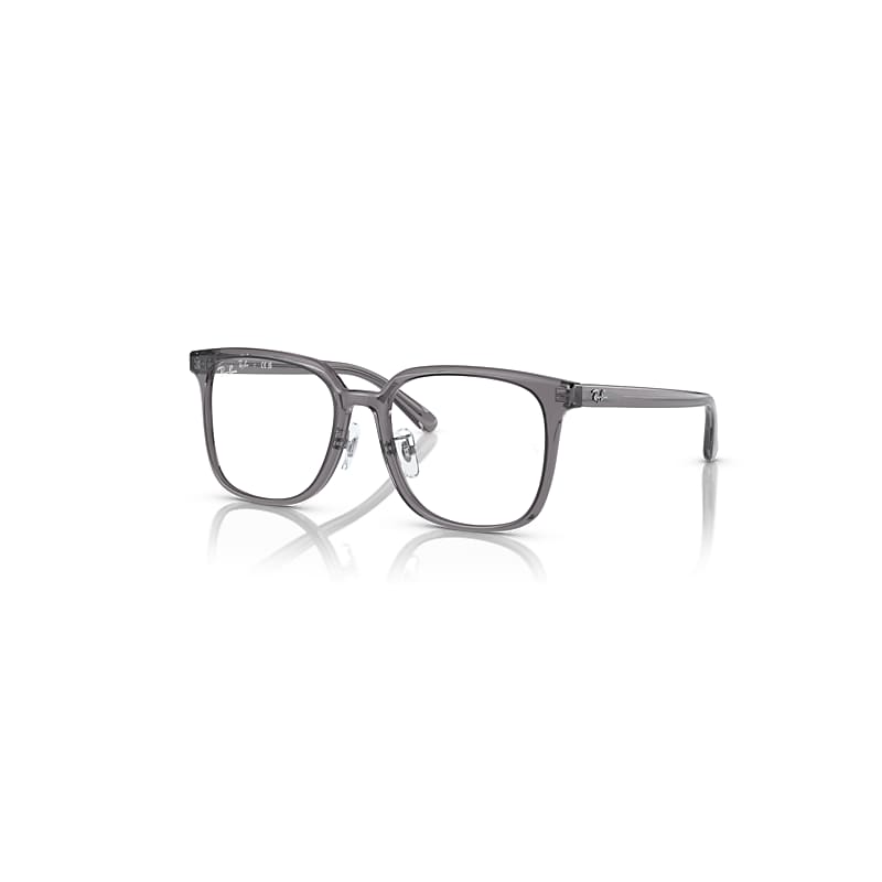 Ray-Ban Eyeglasses Unisex Rb5419 Optics - Transparent Grey Frame Clear Lenses Polarized 54-18