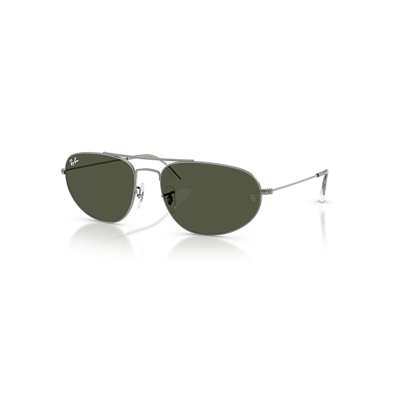 Ray-Ban Explorer Iv Gafas De Sol Gunmetal Montura Verde Lentes 62-18, RB3945