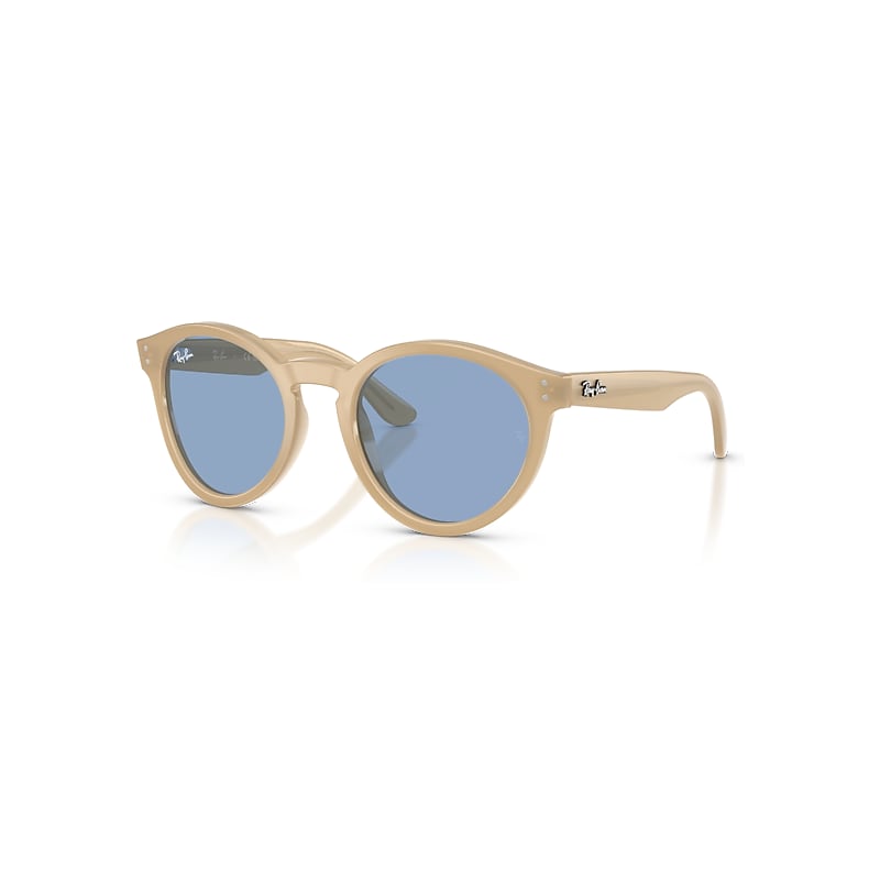 Ray-Ban Unisex Sunglass 2180 Reverse - Couleur du Monture: Beige opalescent, Couleur de Lentille: Bleu clair