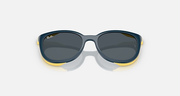 Ray-Ban RB1631 CLIP-ON KIDS BIO-BASED in Dark Blue On Rubber